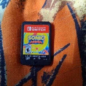 Nintendo Switch Sonic Mania Game Card - Black and Yellow